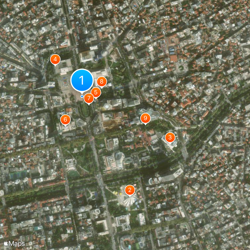 Skanderbeg Square Map