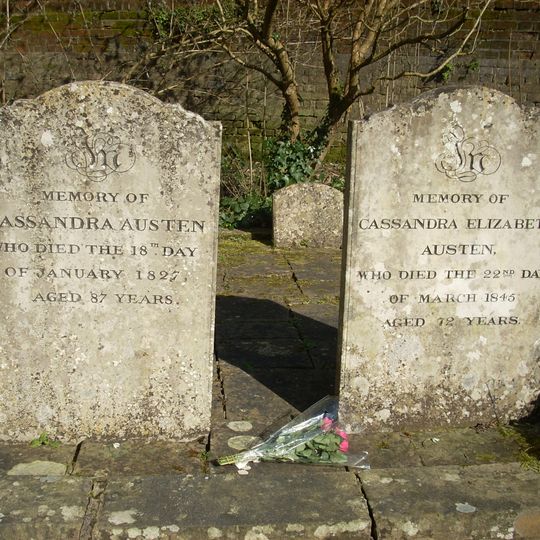 Monument To Cassandra Austen And Cassandra Elizabeth Austen, South Of Church Of St Nicholas