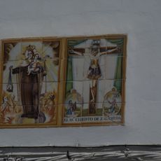 Ceramic panel of Our Lady of Mount Carmel