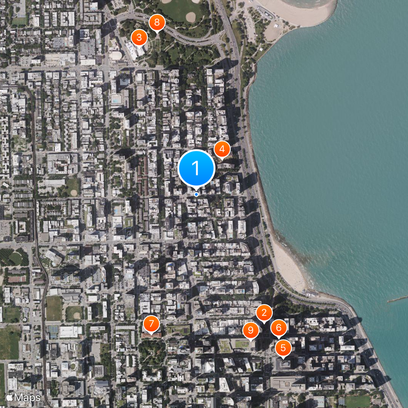 Gold Coast Historic District Map