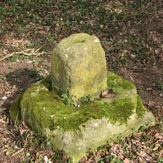 Wayside cross at the north end of Whitecross Drift, 670m south west of Swangey Farm