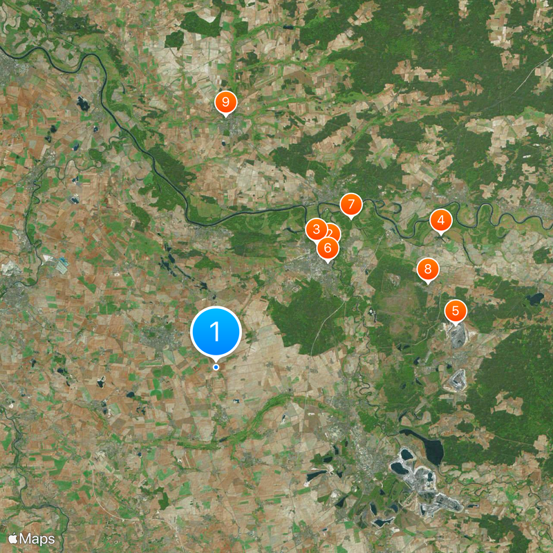 Anhalt-Bitterfeld Mapa