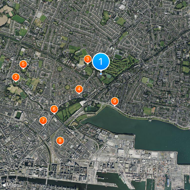 Mount Temple Comprehensive School Map
