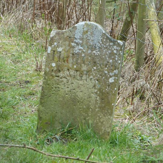 Macclesfield Canal, milestone at SJ 9151 6980