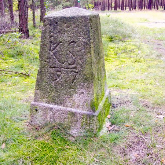 Sächsisch-Preußischer Grenzstein: Pilar Nr. 97