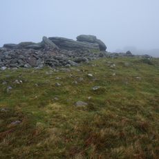 Cairn near summit of Ugborough Beacon