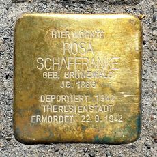 Stolperstein en memoria de Rosa Schaffranke