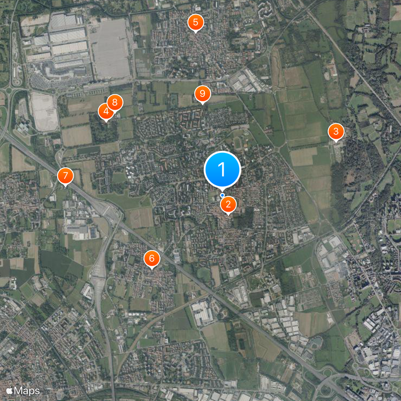 Arese Map