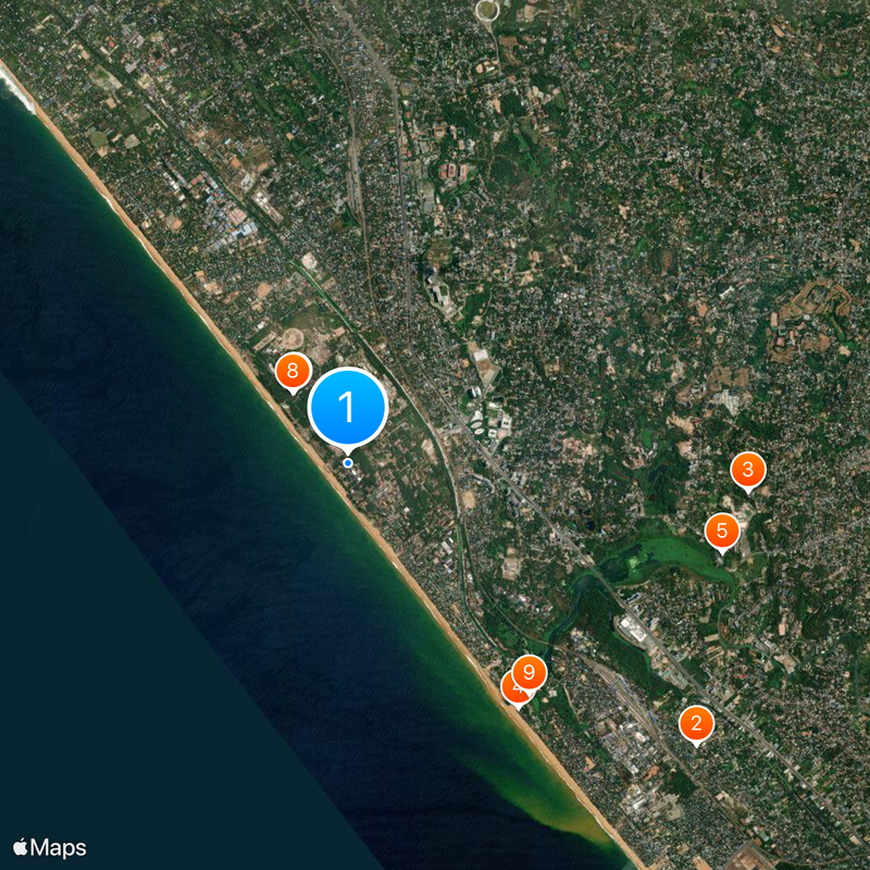 Vikram Sarabhai Space Centre Map
