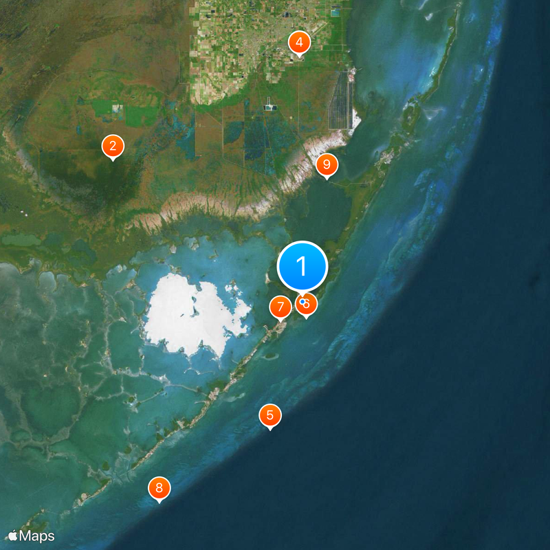 John Pennekamp Coral Reef State Park Map