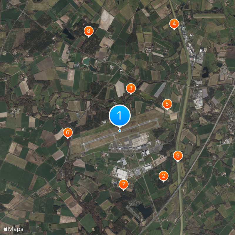 Münster/Osnabrück Airport Map