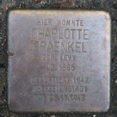 Stolperstein en memoria de Charlotte Fraenkel