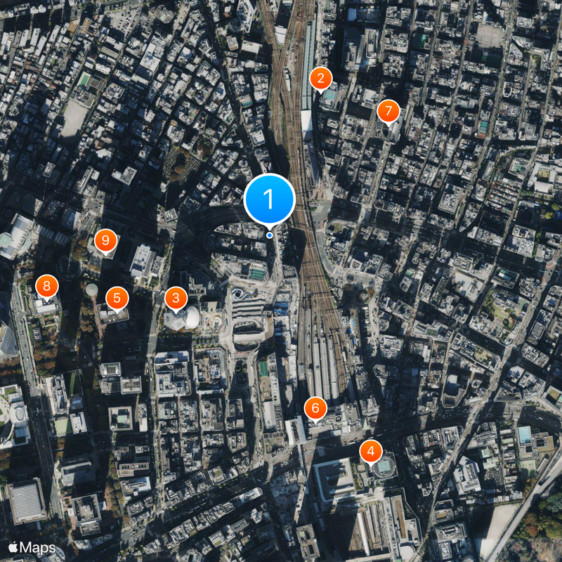 Shinjuku-Nishiguchi Station Map