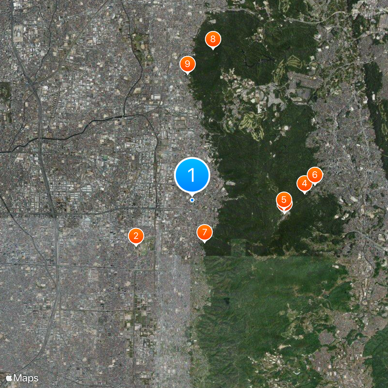 Ishikiri Tsurugiya Shrine Mapa