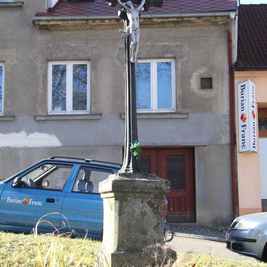 Kříž v Třebíči na Nádražní ulici