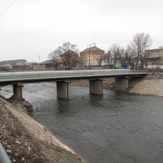 Lávka přes Svitavu u Tomáškovy ulice