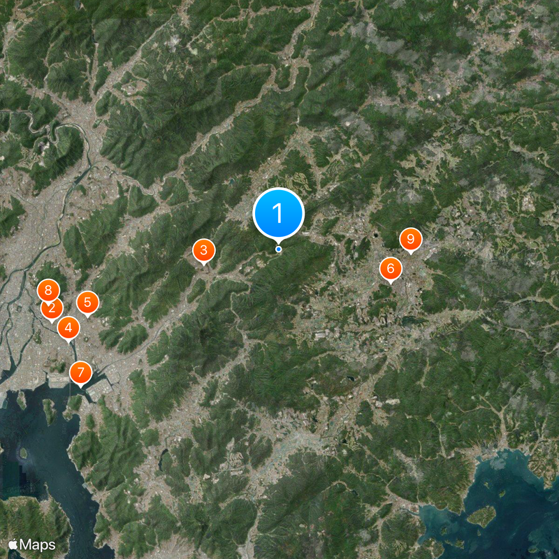 Senohachi Map