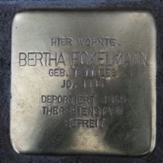 Stolperstein en memoria de Bertha Eckelmann
