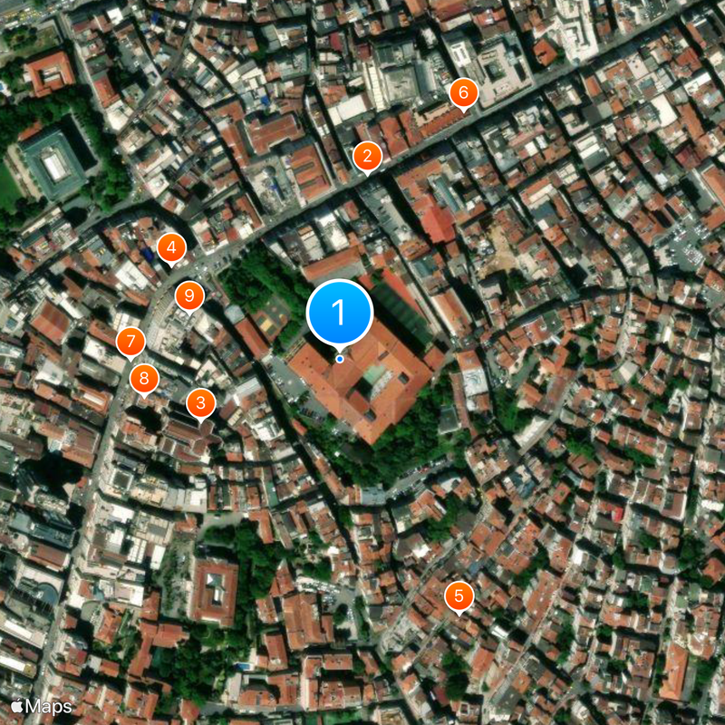 Galatasaray High School Map