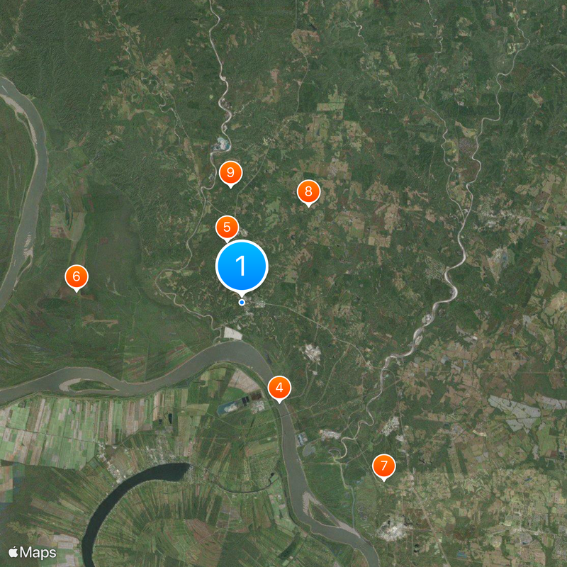 St. Francisville Map