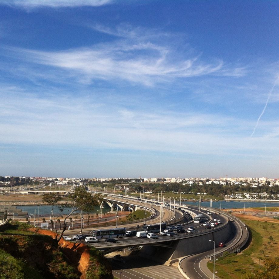Pont Rabat Pont Mohammed-VI - Pont routier à haubans entre Rabat et Salé, Maroc