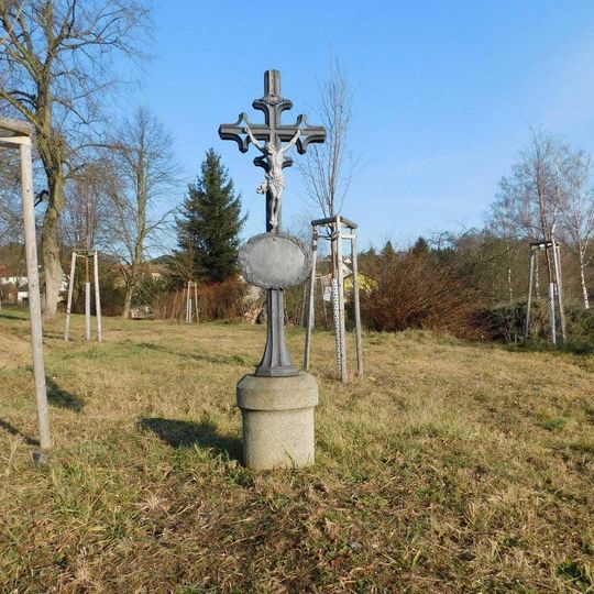 Kříž v Pyšelích na Pražské ulici