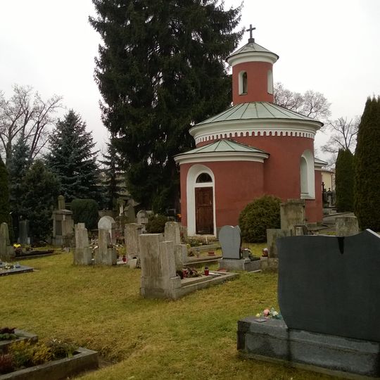 Kaple na hřbitově v Mnichově Hradišti