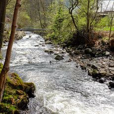 Most přes Bystřici v Merklíně u čp. 74