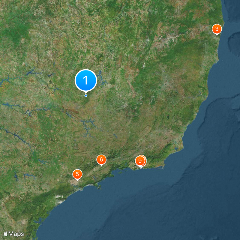 Southeast Region Map