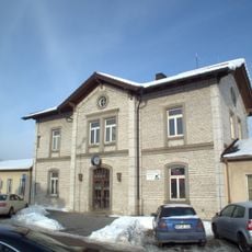 Station building at Parsberg station
