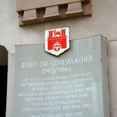 Stadttafel Büro Dr. Schumacher 1945/1946