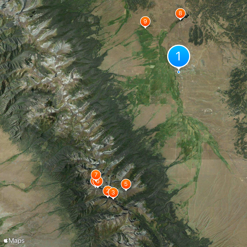 Westcliffe Map