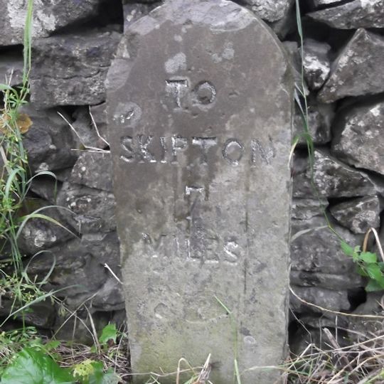 Milestone, N of Catch All Farm, 5m N of metal gate