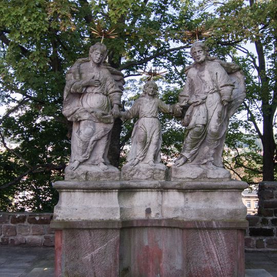 Statue of Holy Family in Trutnov
