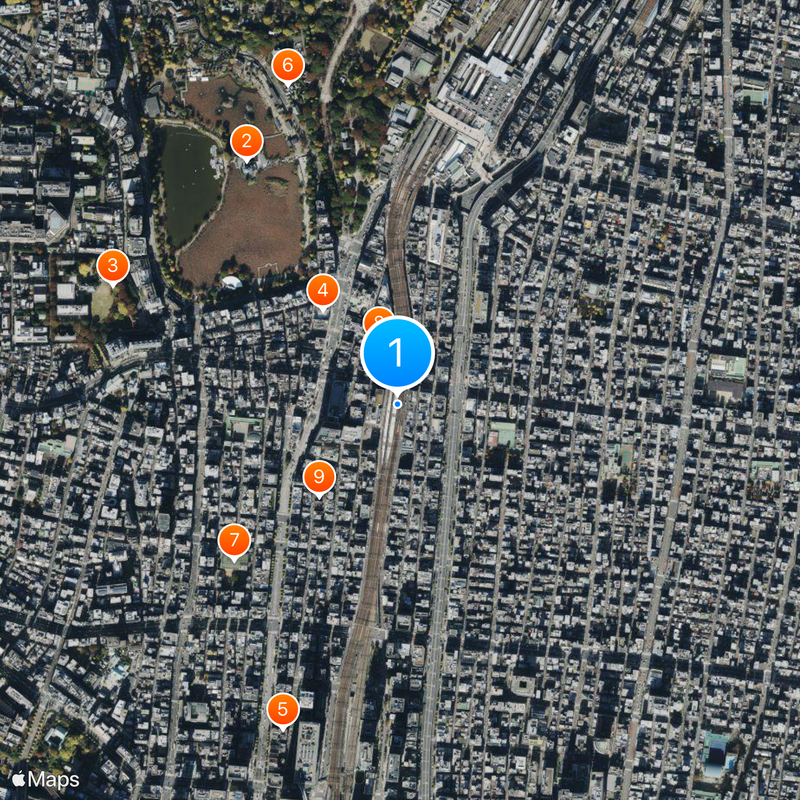 Okachimachi Station Map