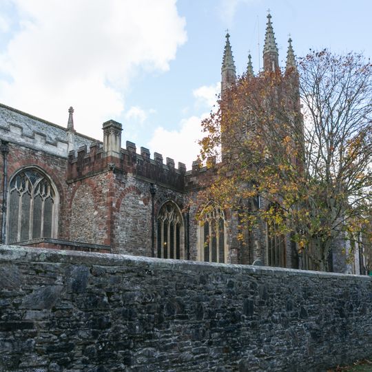 Churchyard Wall And Gates Of St Mary's Priory Church
