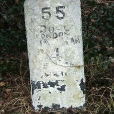 Milestone To South East Of Lower Hare Park Farm At Ngr 596 593
