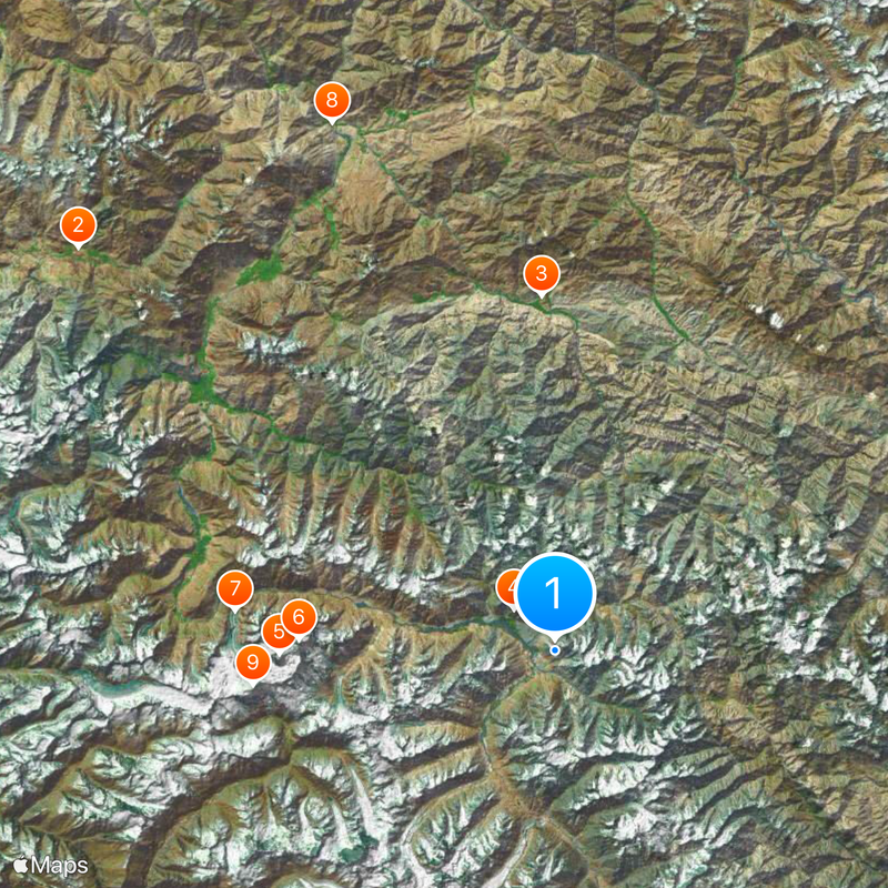 District de Kargil Carte