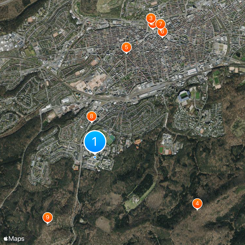 University of Kaiserslautern Map