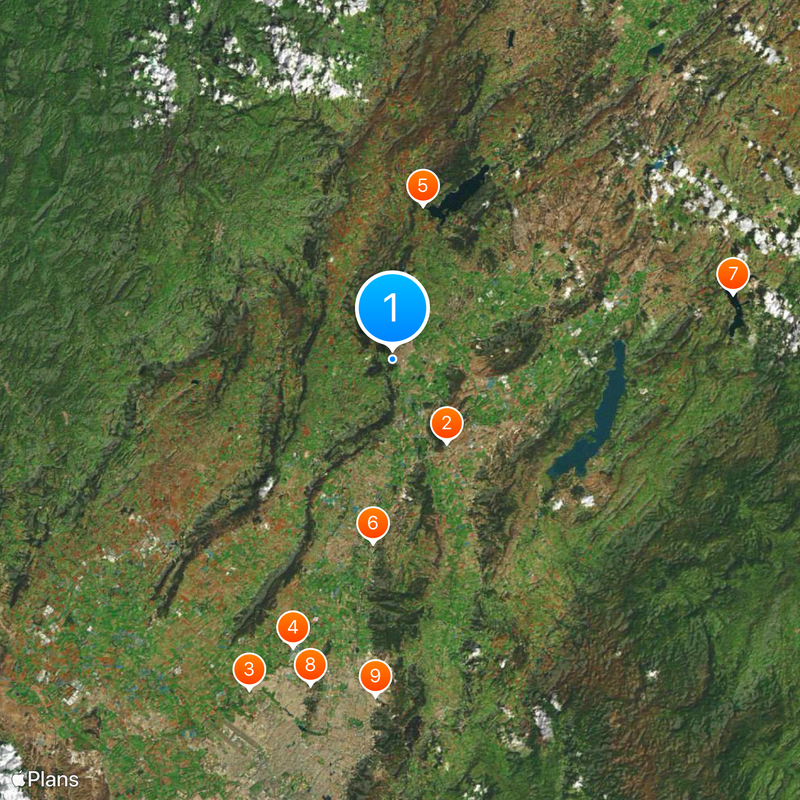 Catedral de Sal Mapa