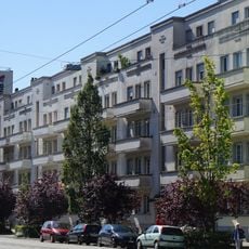 Six apartment buildings