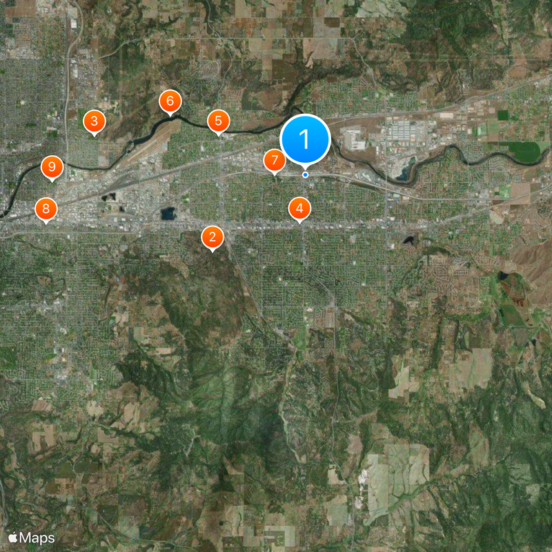 Spokane Valley Map