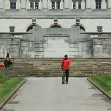 War Memorial and Steps in Front of Chesterfield Town Hall