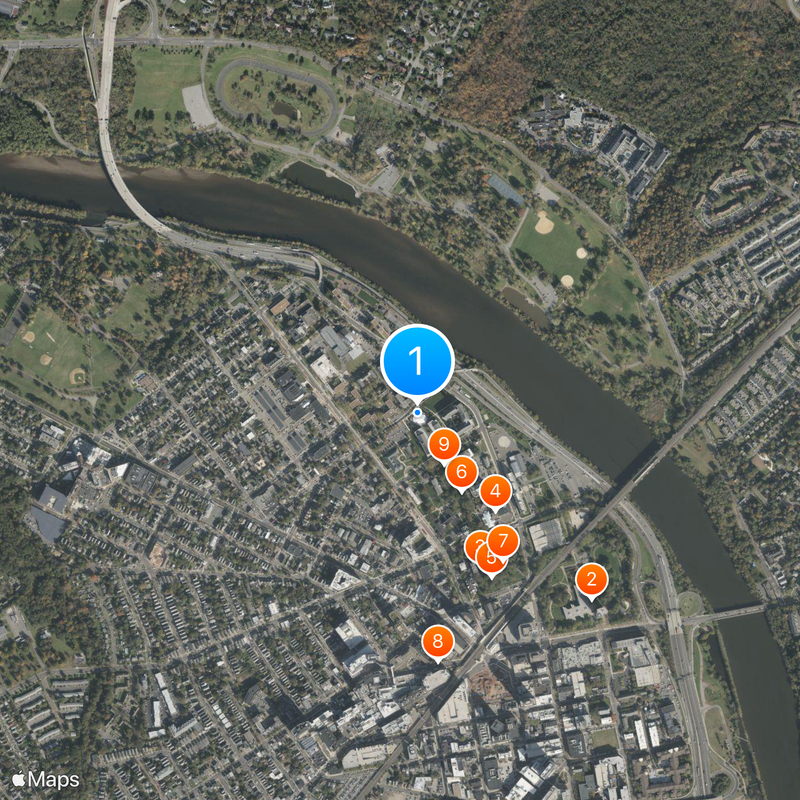 Universidad Rutgers en New Brunswick Mapa