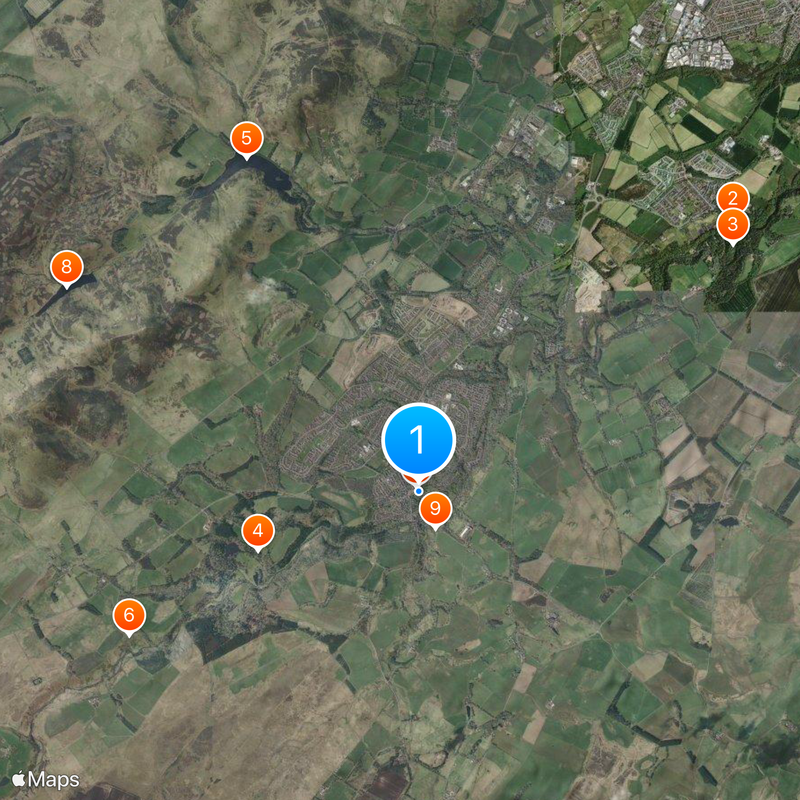 Penicuik Map