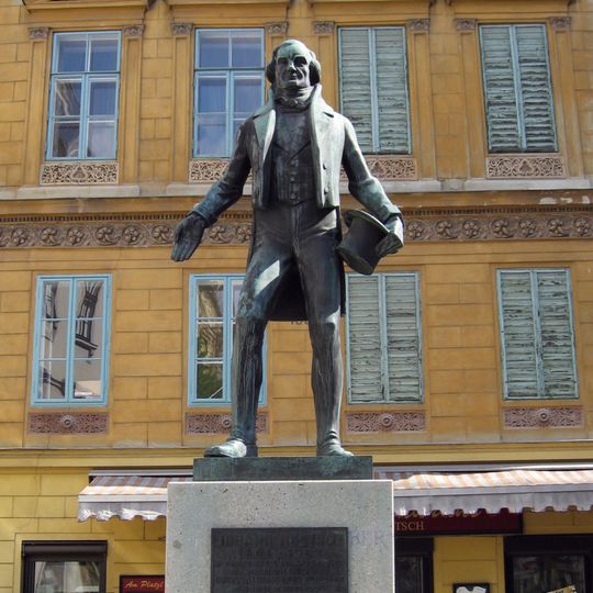 Persönlichkeitsdenkmal, Johann Nestroy-Denkmal
