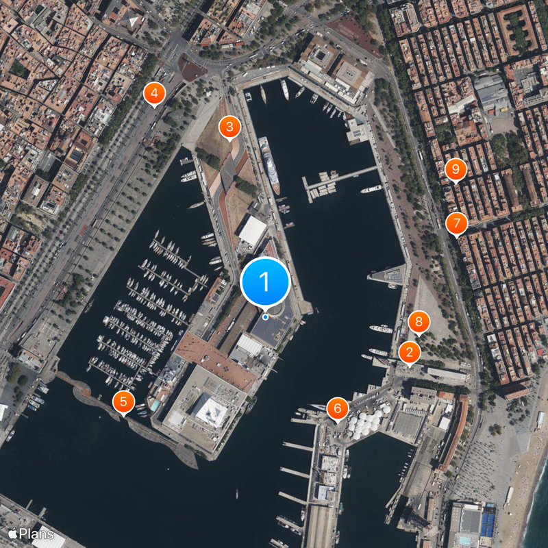 Aquarium Barcelona Mapa