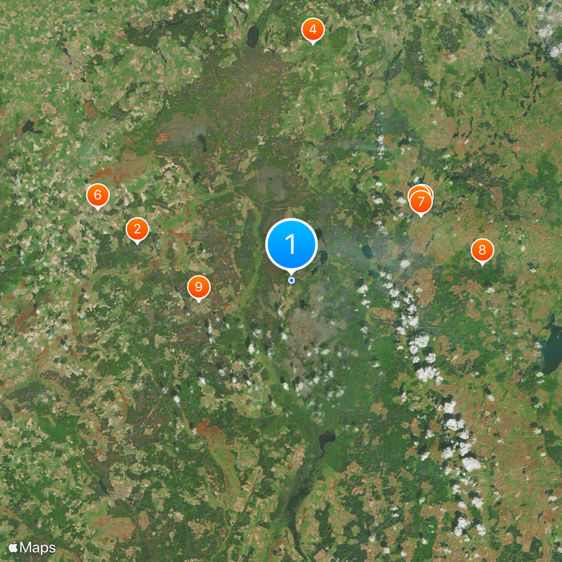 Biarezinski Biosphere Reserve Mappa