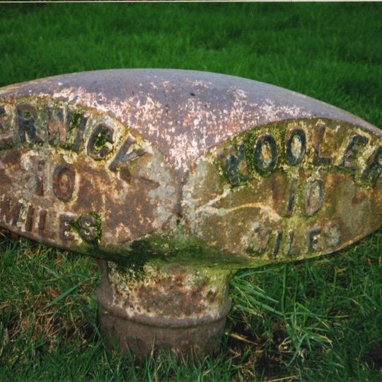 Milepost In Etal Village