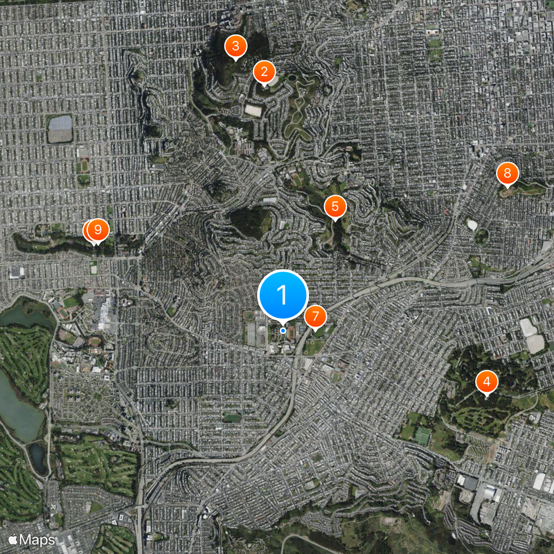 City College of San Francisco Map